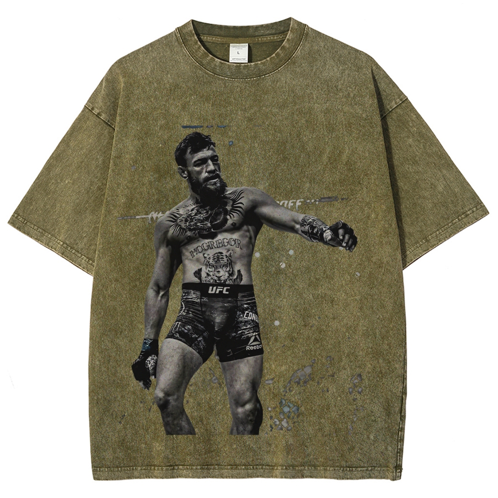 Unisex Fit Washed T-Shirt | CONOR MCGREGOR V4 