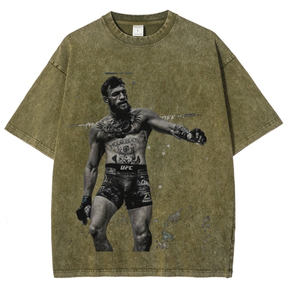 Unisex Fit Washed T-Shirt | CONOR MCGREGOR V4 