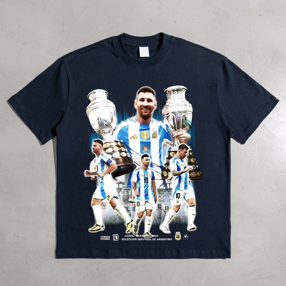 2024 LEO MESSI TEE Cotton Graphic T-shirt 