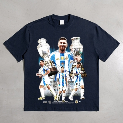 2024 LEO MESSI TEE Cotton Graphic T-shirt 