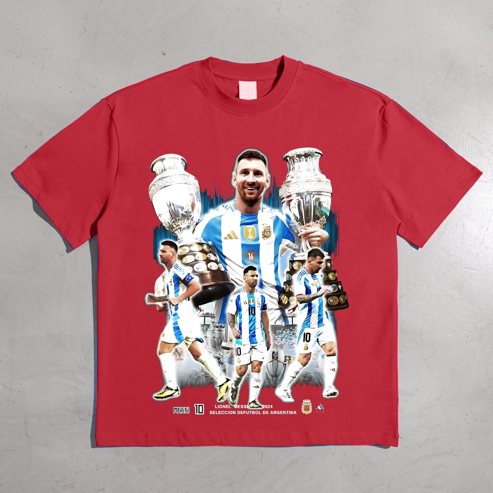 2024 LEO MESSI TEE Cotton Graphic T-shirt 
