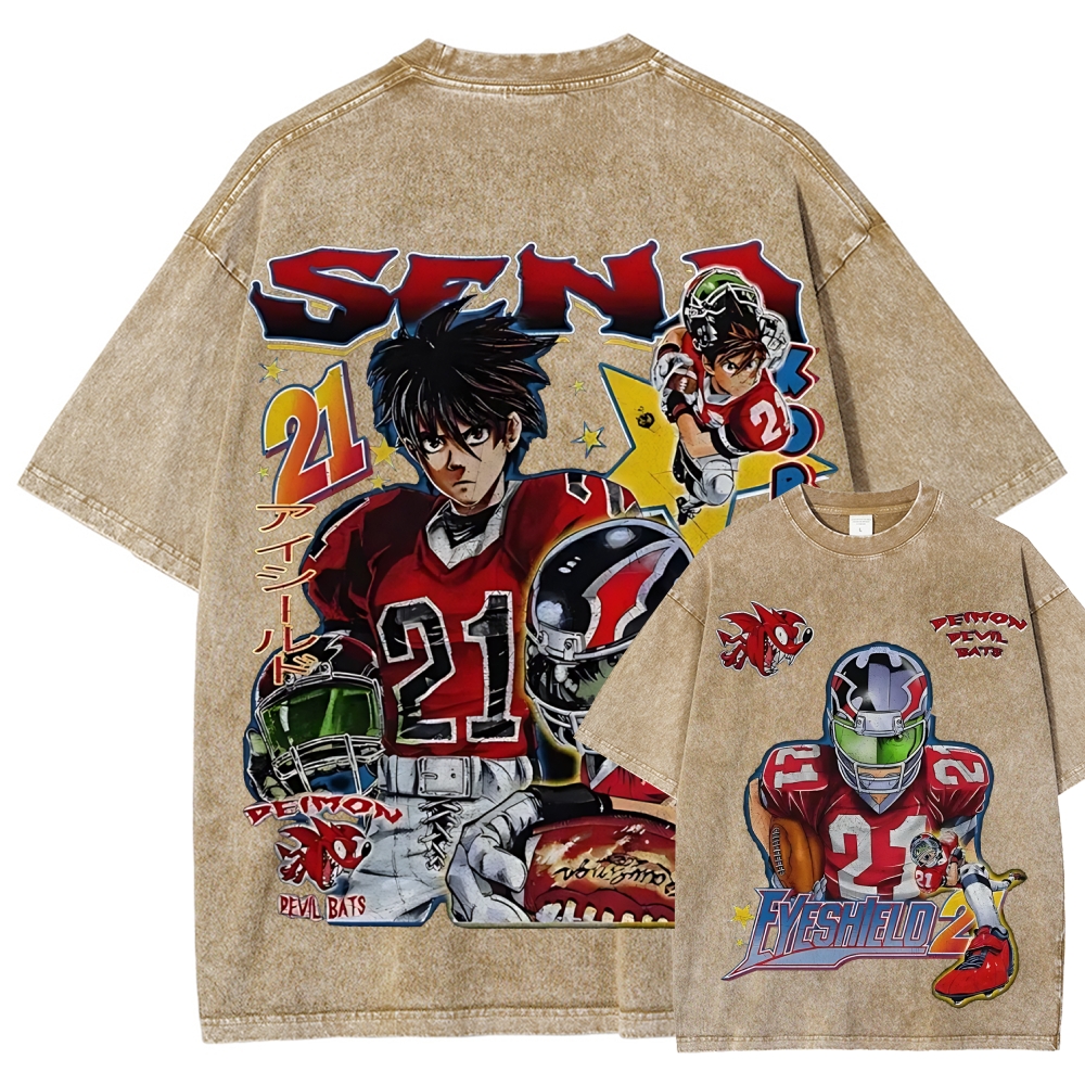 Unisex Fit Washed T-Shirt | EYESHIELD 21 