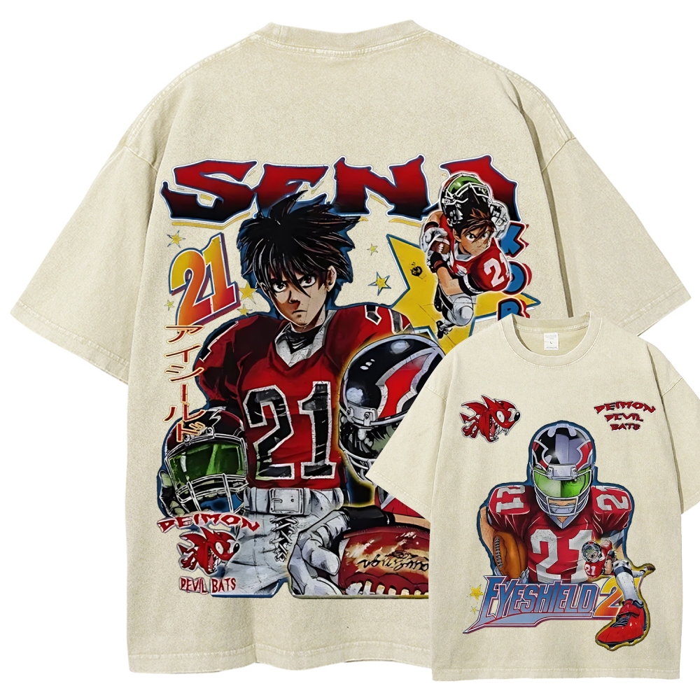 Unisex Fit Washed T-Shirt | EYESHIELD 21 