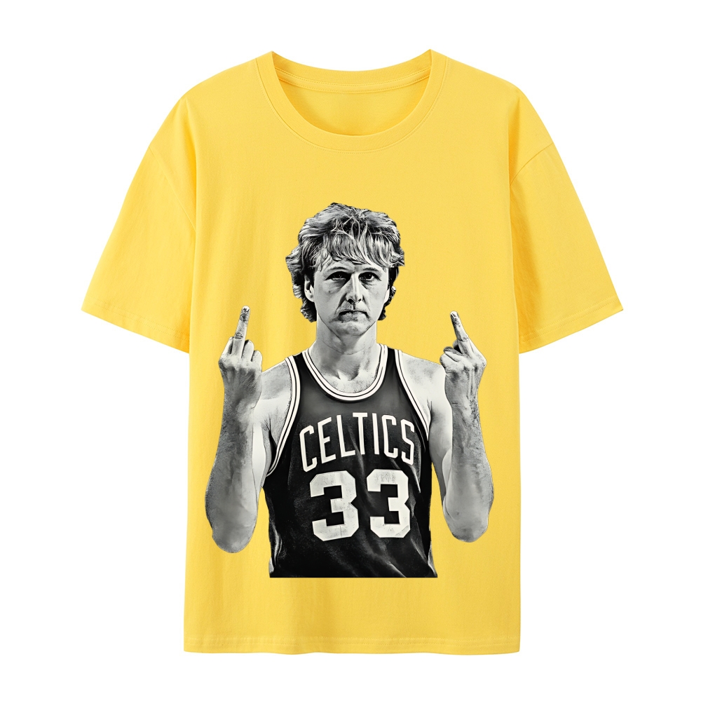 Larry Bird | Casual Short Sleeve Cotton T-Shirt 