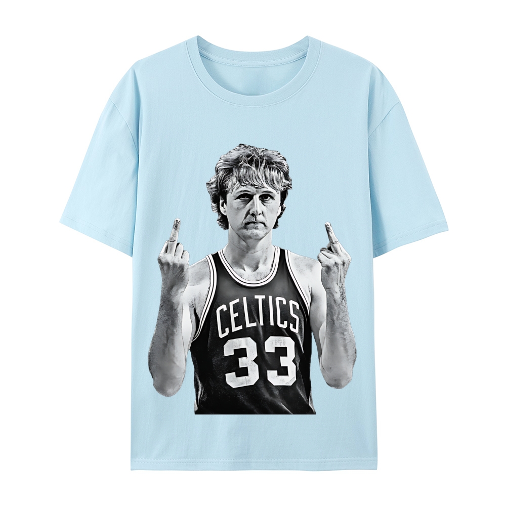 Larry Bird | Casual Short Sleeve Cotton T-Shirt 