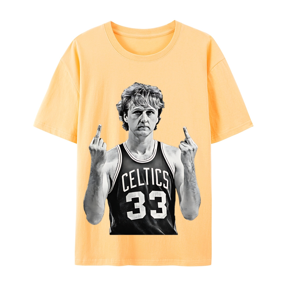 Larry Bird | Casual Short Sleeve Cotton T-Shirt 