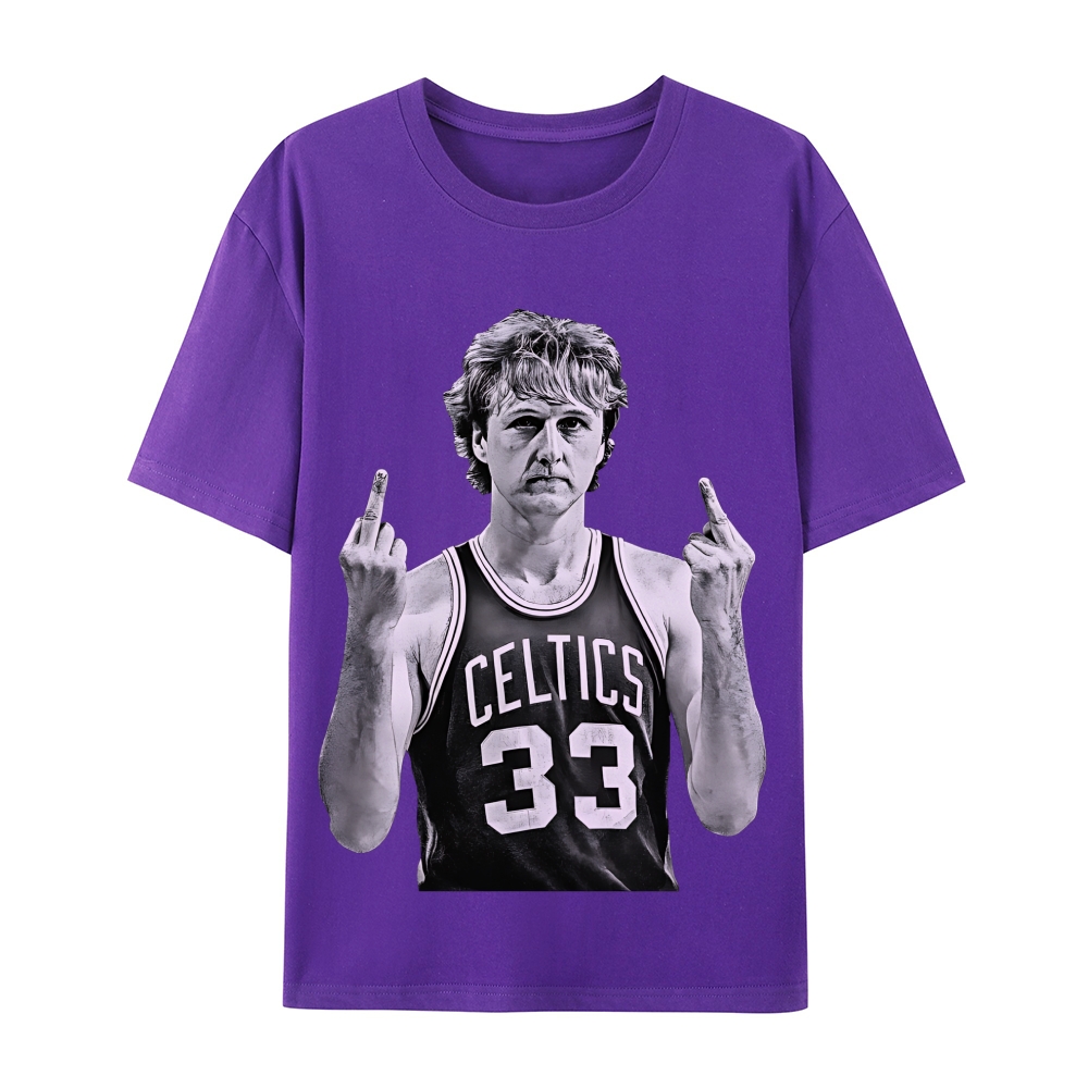 Larry Bird | Casual Short Sleeve Cotton T-Shirt 