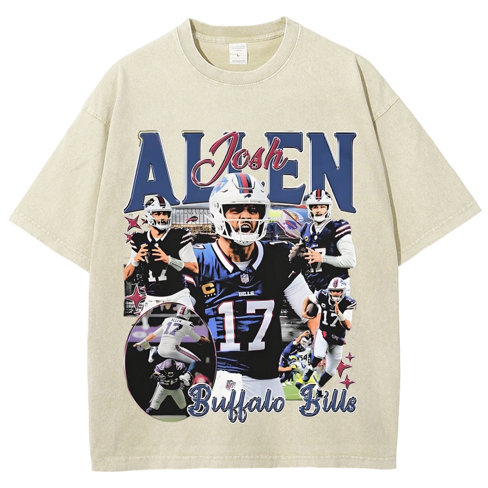 Unisex Fit Washed T-Shirt | JOSH ALLEN 