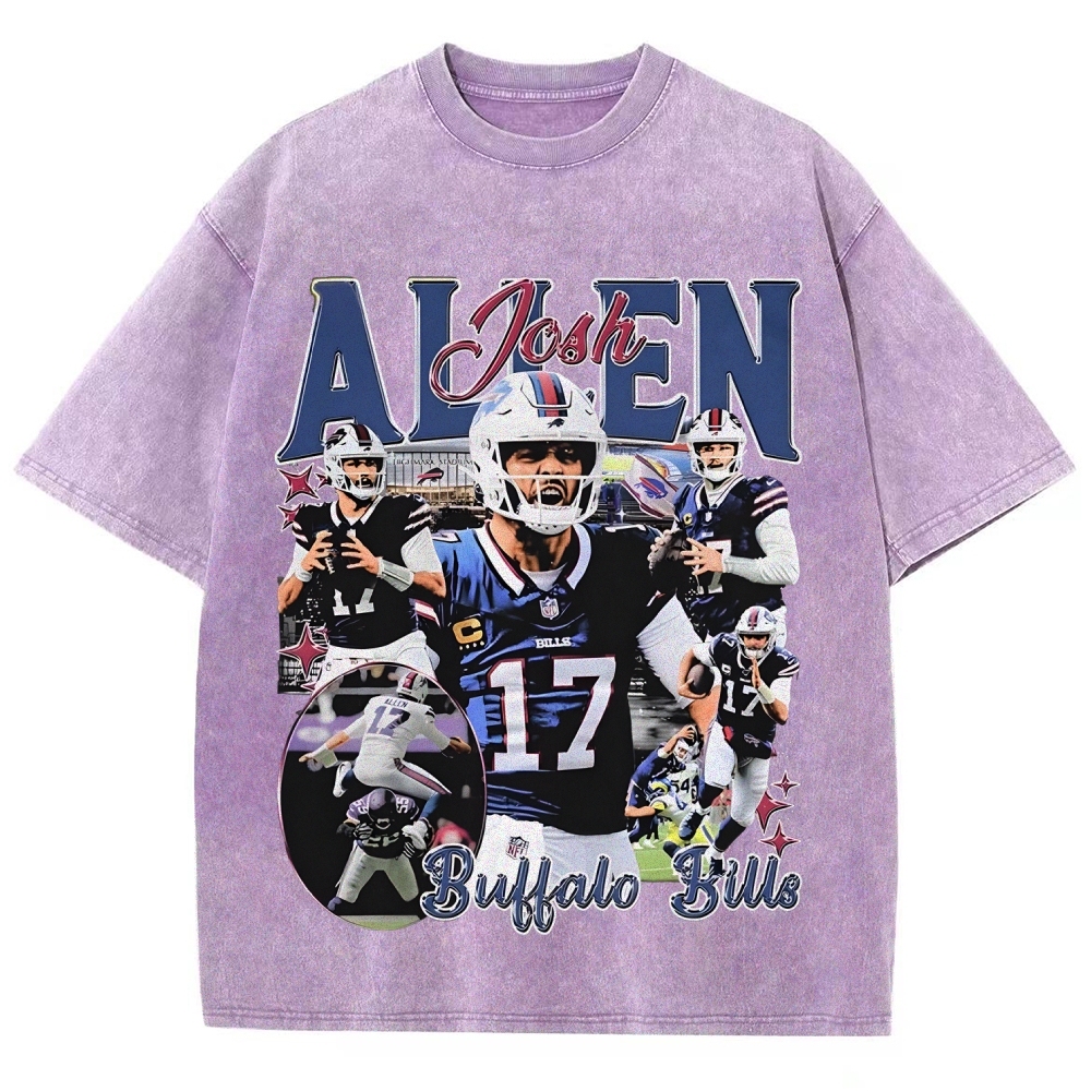 Unisex Fit Washed T-Shirt | JOSH ALLEN 