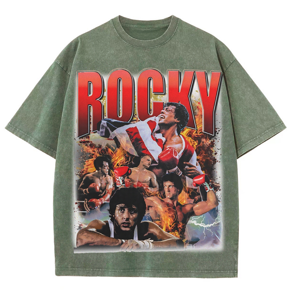 Unisex Fit Washed T-Shirt | ROCKY BALBOA