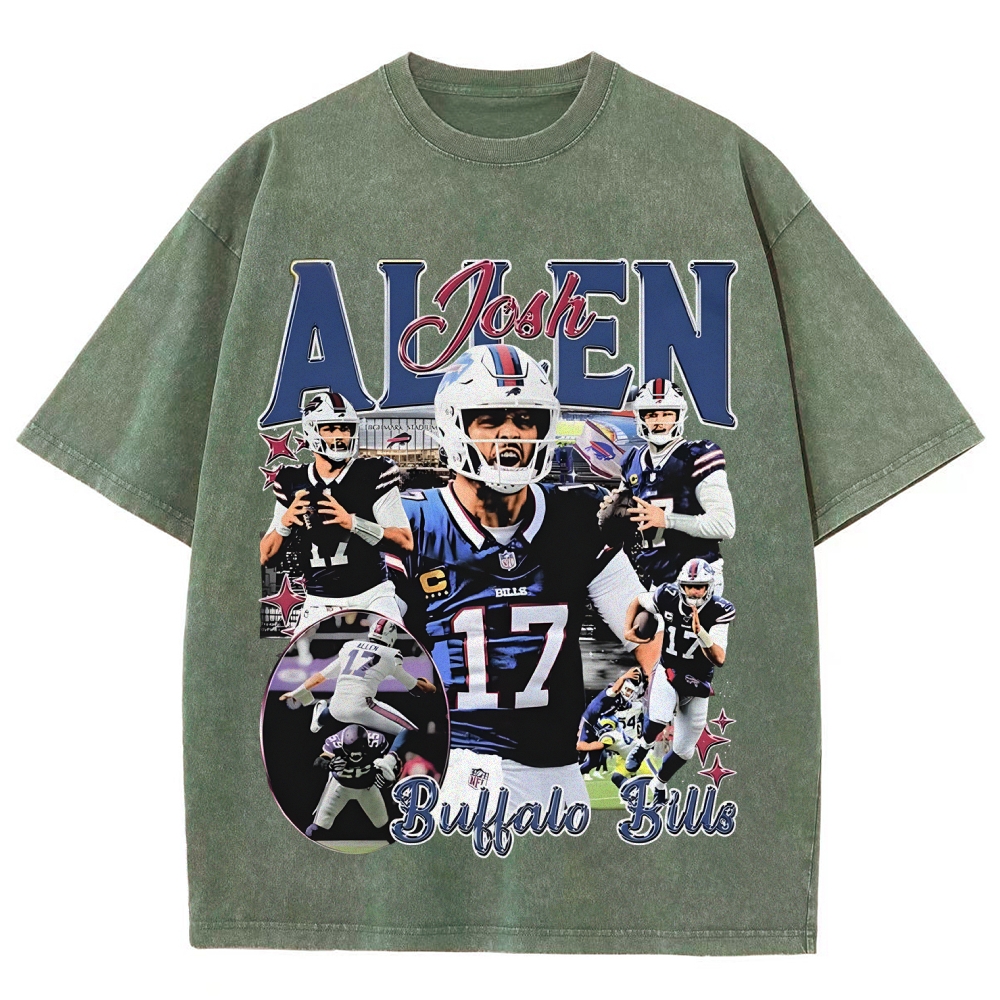 Unisex Fit Washed T-Shirt | JOSH ALLEN 