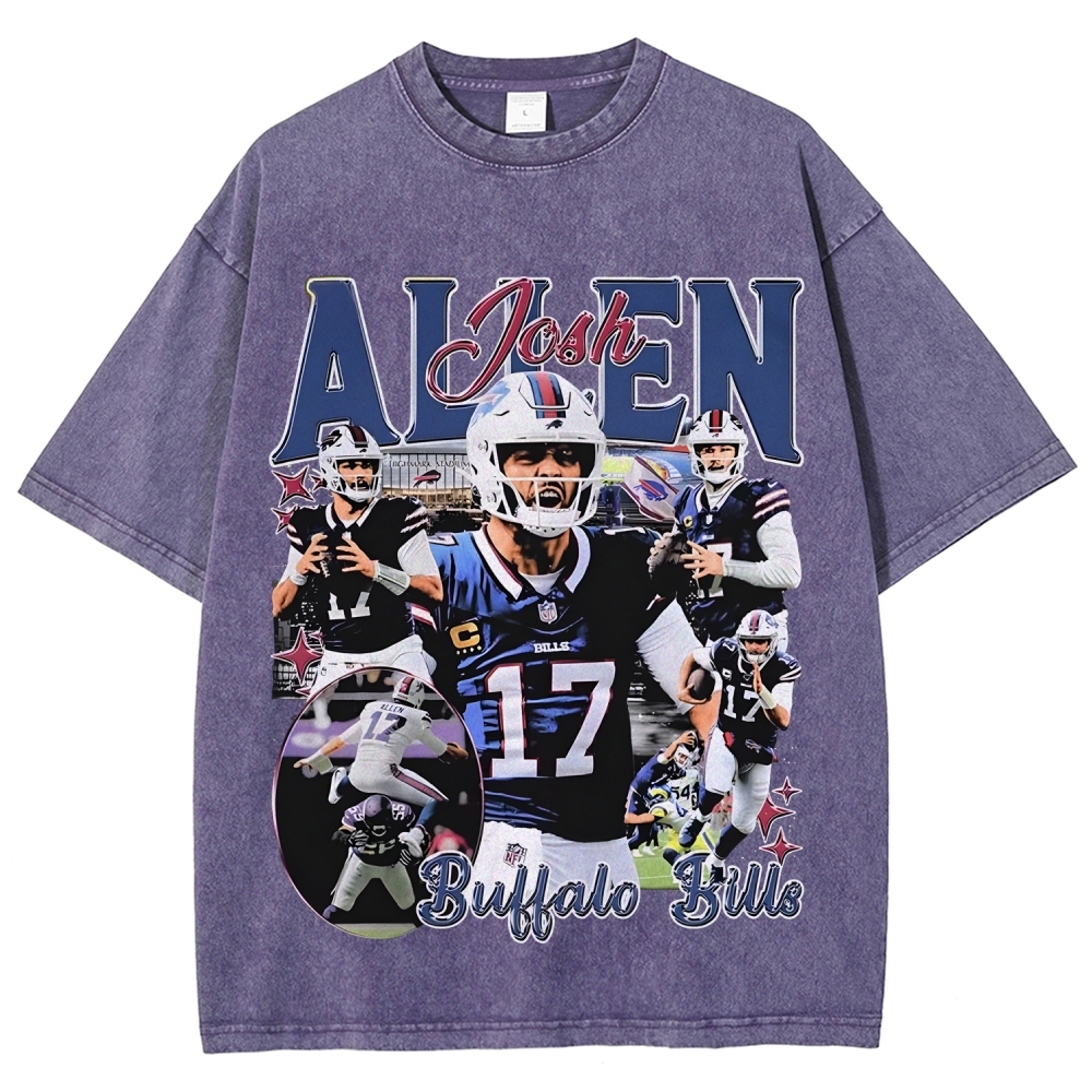 Unisex Fit Washed T-Shirt | JOSH ALLEN 
