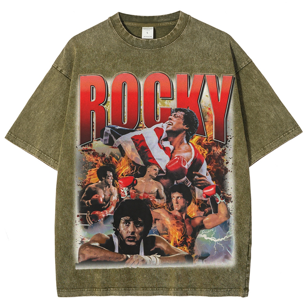 Unisex Fit Washed T-Shirt | ROCKY BALBOA