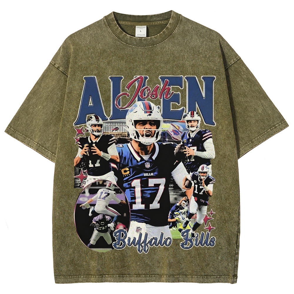 Unisex Fit Washed T-Shirt | JOSH ALLEN 