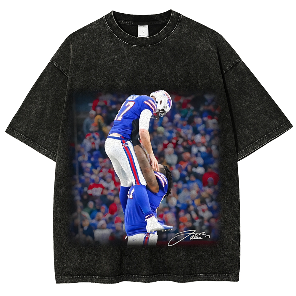 Unisex Fit Washed T-Shirt | Josh Allen