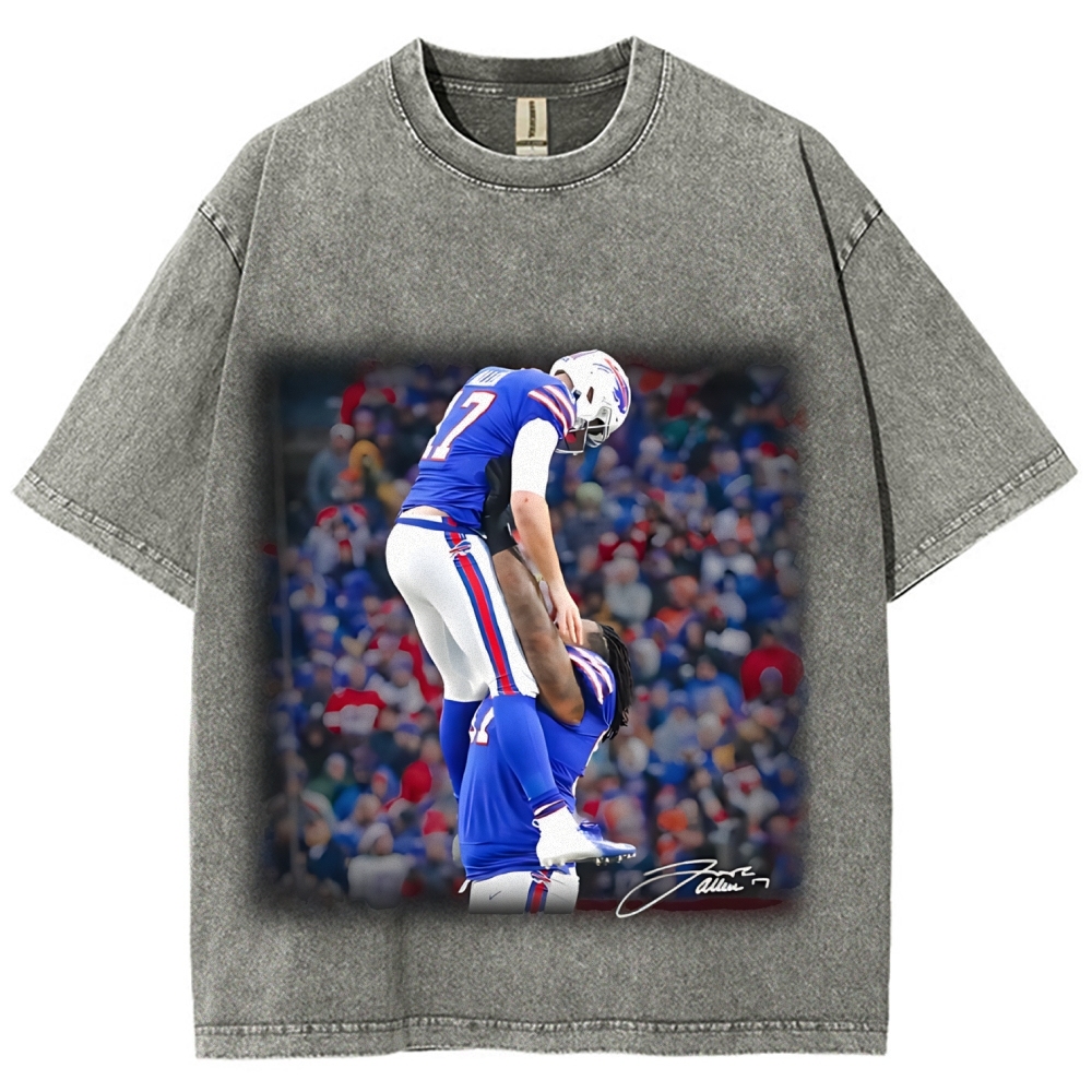 Unisex Fit Washed T-Shirt | Josh Allen