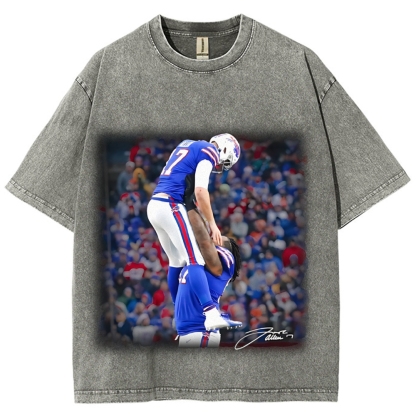 Unisex Fit Washed T-Shirt | Josh Allen