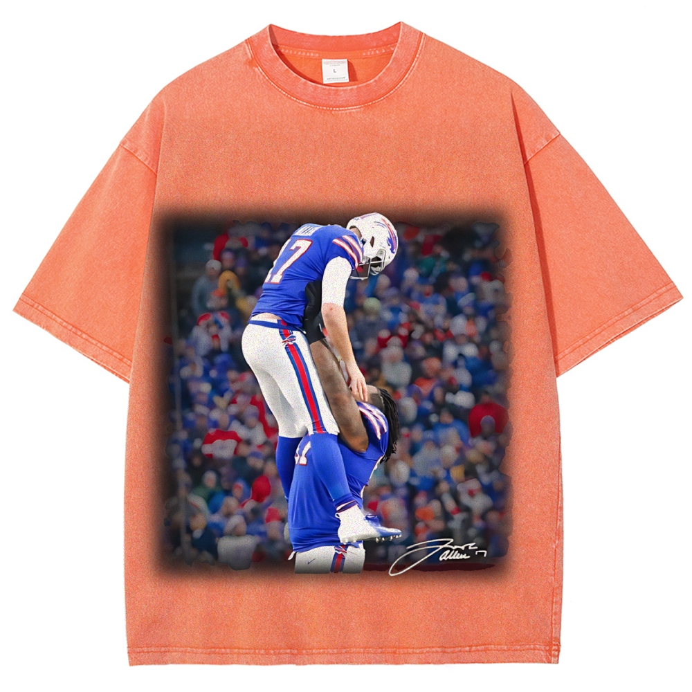 Unisex Fit Washed T-Shirt | Josh Allen