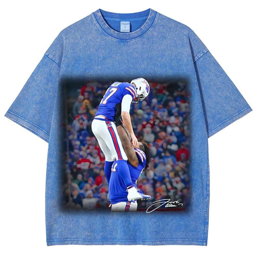 Unisex Fit Washed T-Shirt | Josh Allen