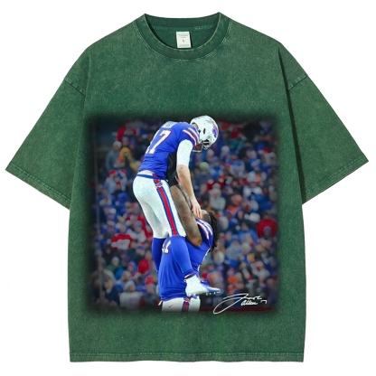 Unisex Fit Washed T-Shirt | Josh Allen