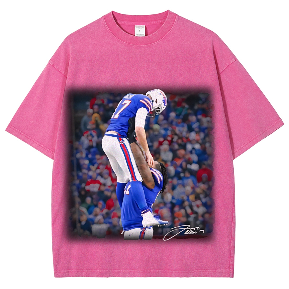 Unisex Fit Washed T-Shirt | Josh Allen