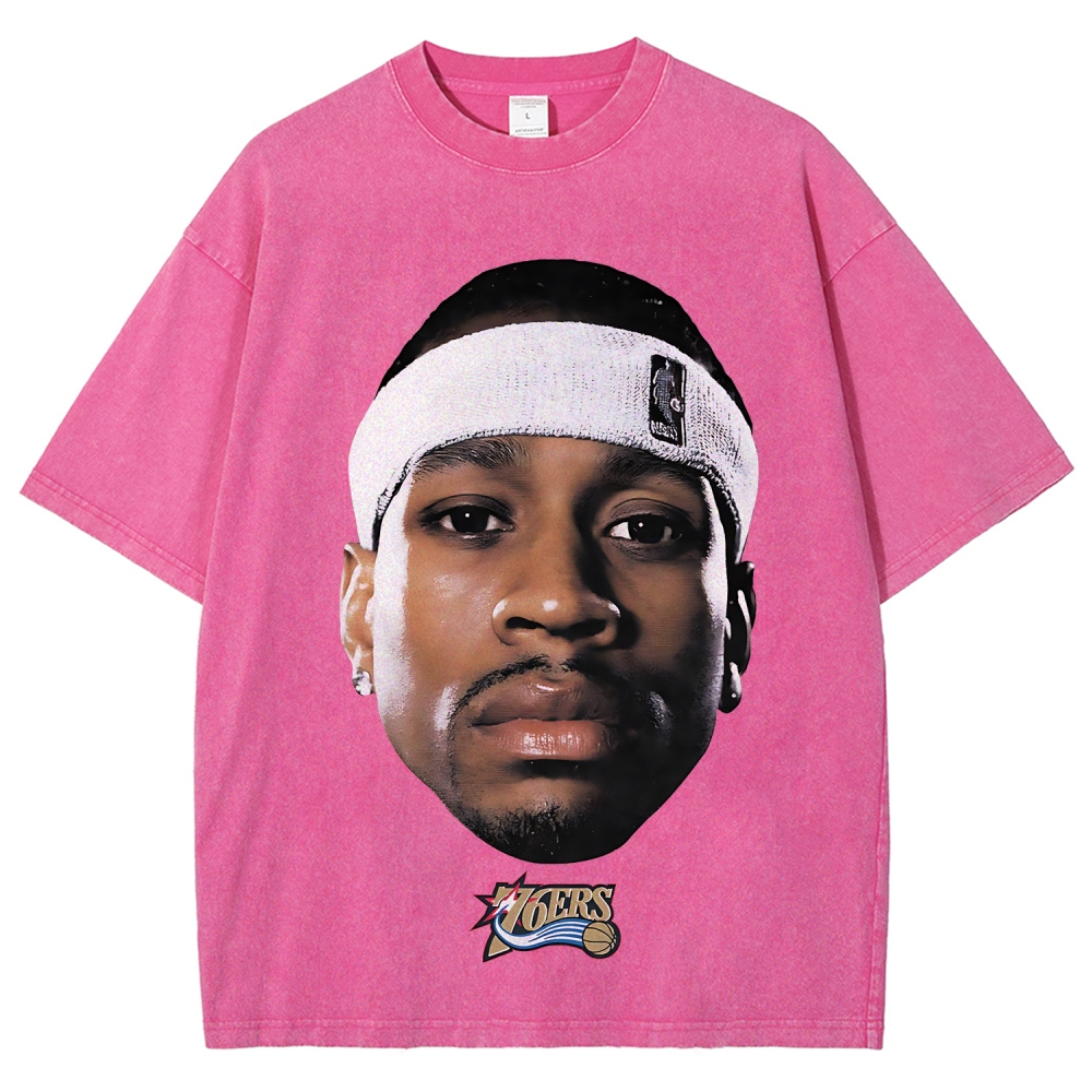 Unisex Fit Washed T-Shirt | AI& ALLEN IVERSON& THE ANSWER