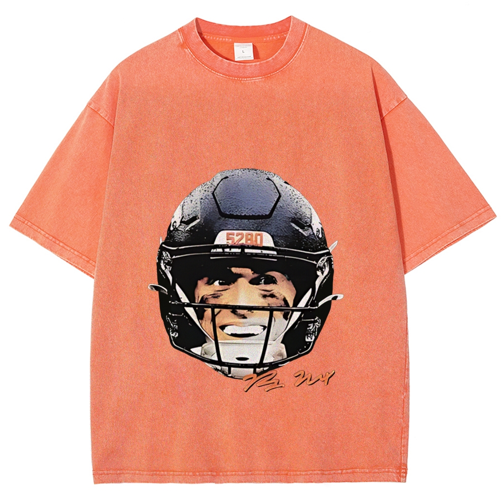 Unisex Fit Washed T-Shirt | Bo Nix