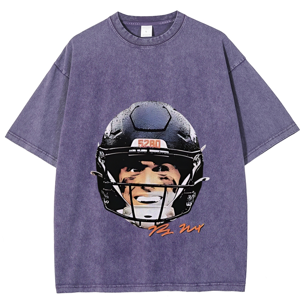 Unisex Fit Washed T-Shirt | Bo Nix
