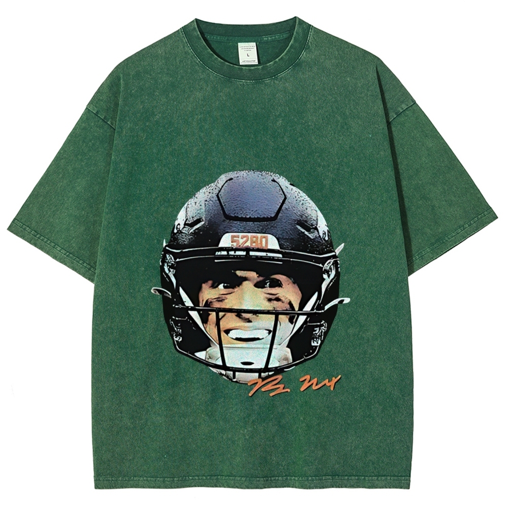 Unisex Fit Washed T-Shirt | Bo Nix
