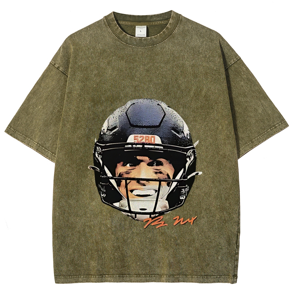 Unisex Fit Washed T-Shirt | Bo Nix