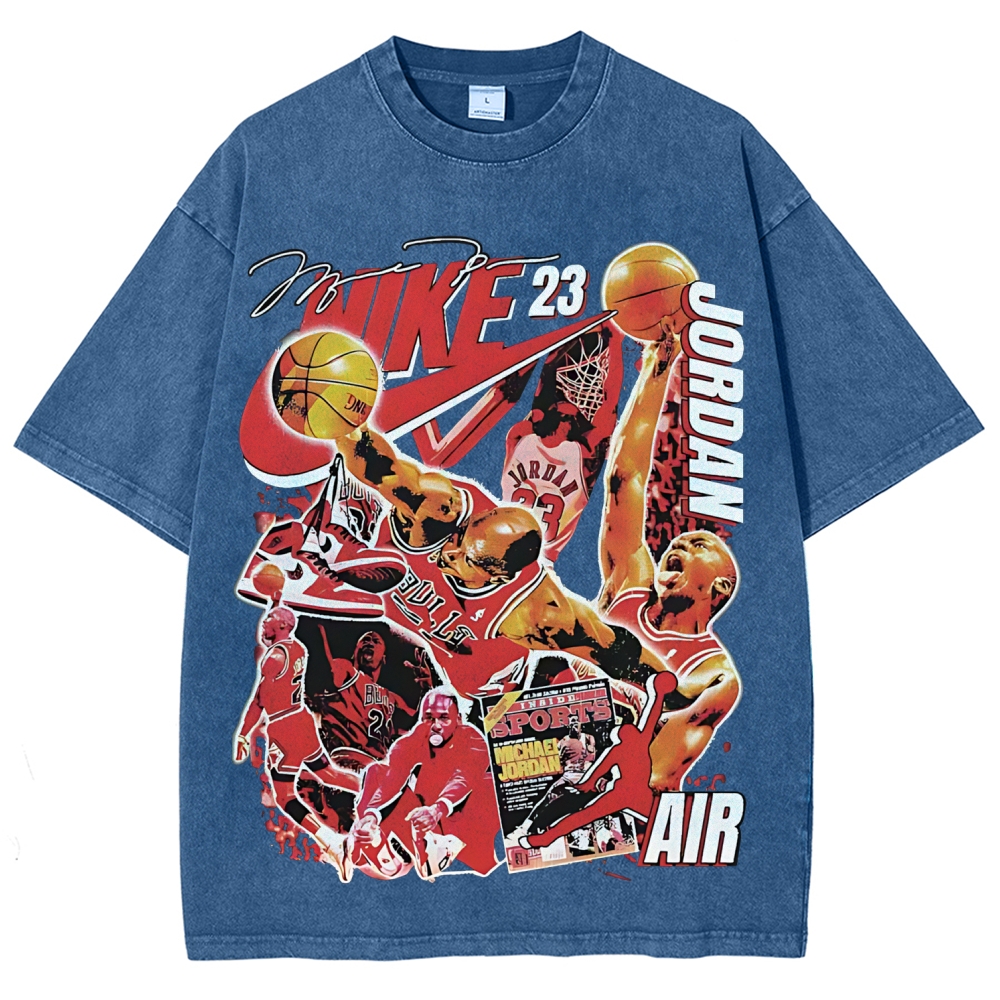 Unisex Fit Washed T-Shirt | MICHAEL JORDAN 