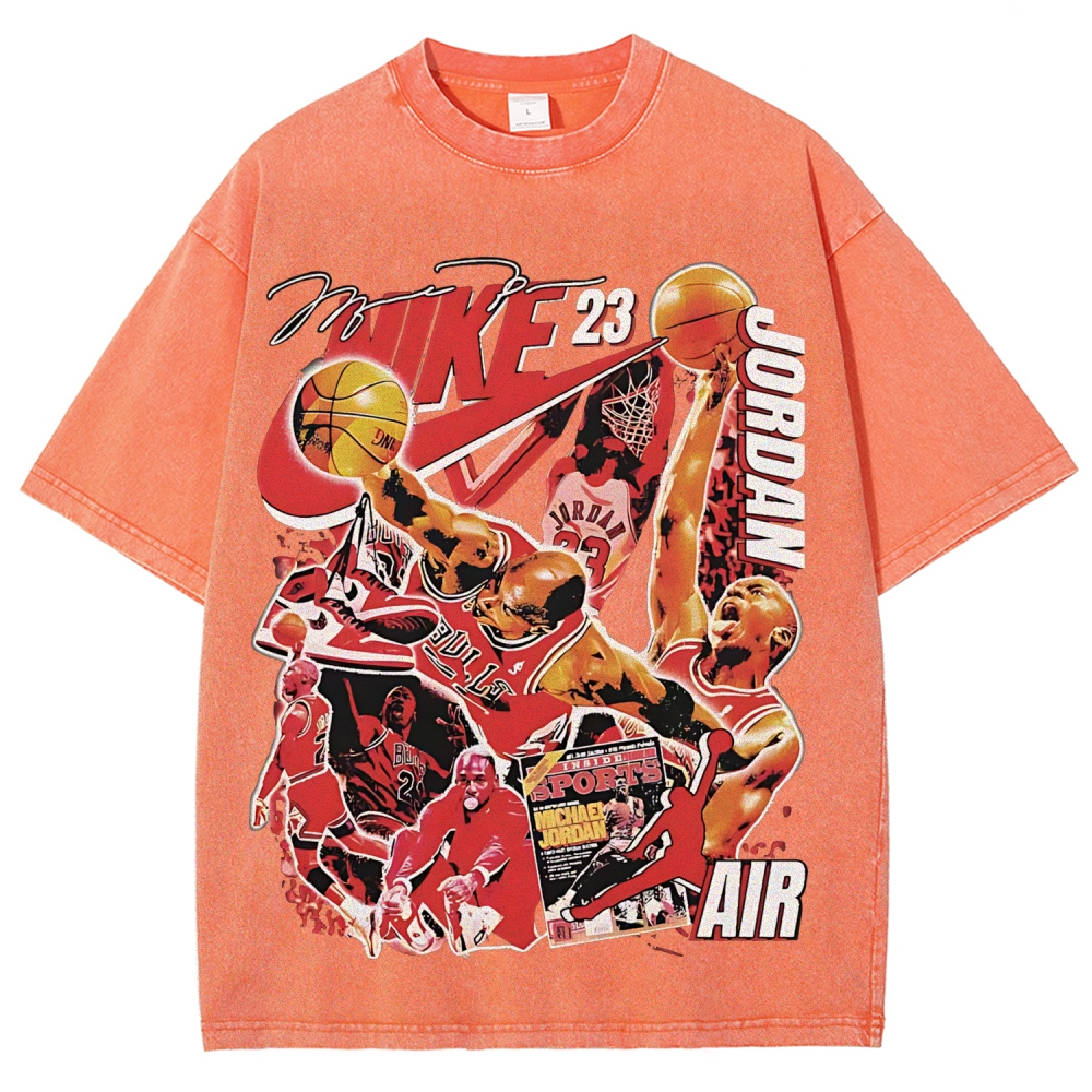 Unisex Fit Washed T-Shirt | MICHAEL JORDAN 
