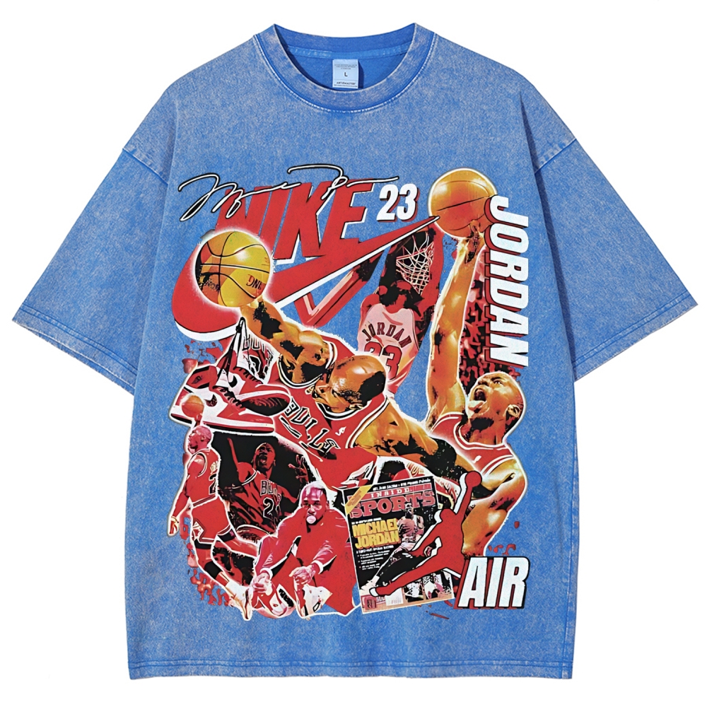 Unisex Fit Washed T-Shirt | MICHAEL JORDAN 