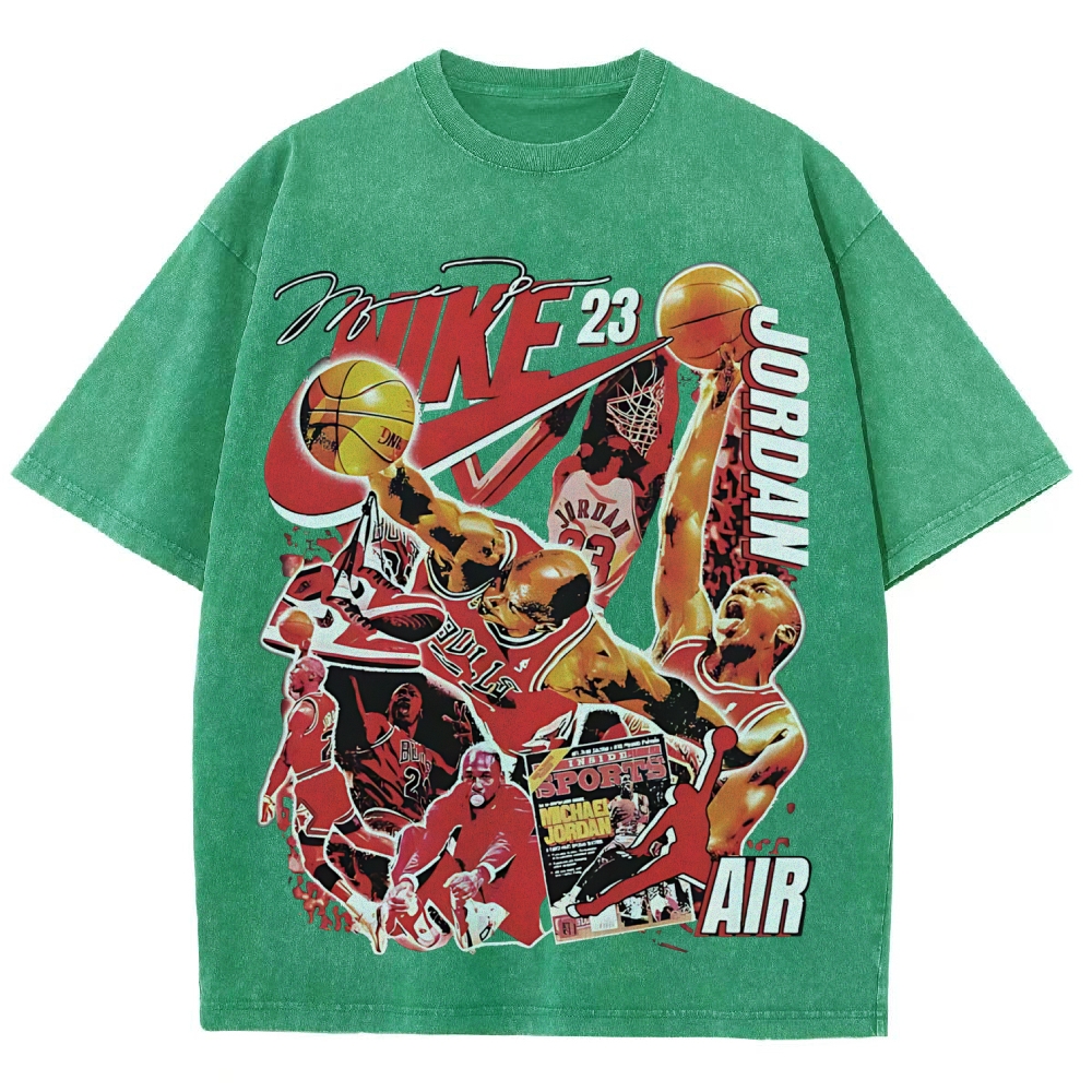 Unisex Fit Washed T-Shirt | MICHAEL JORDAN 