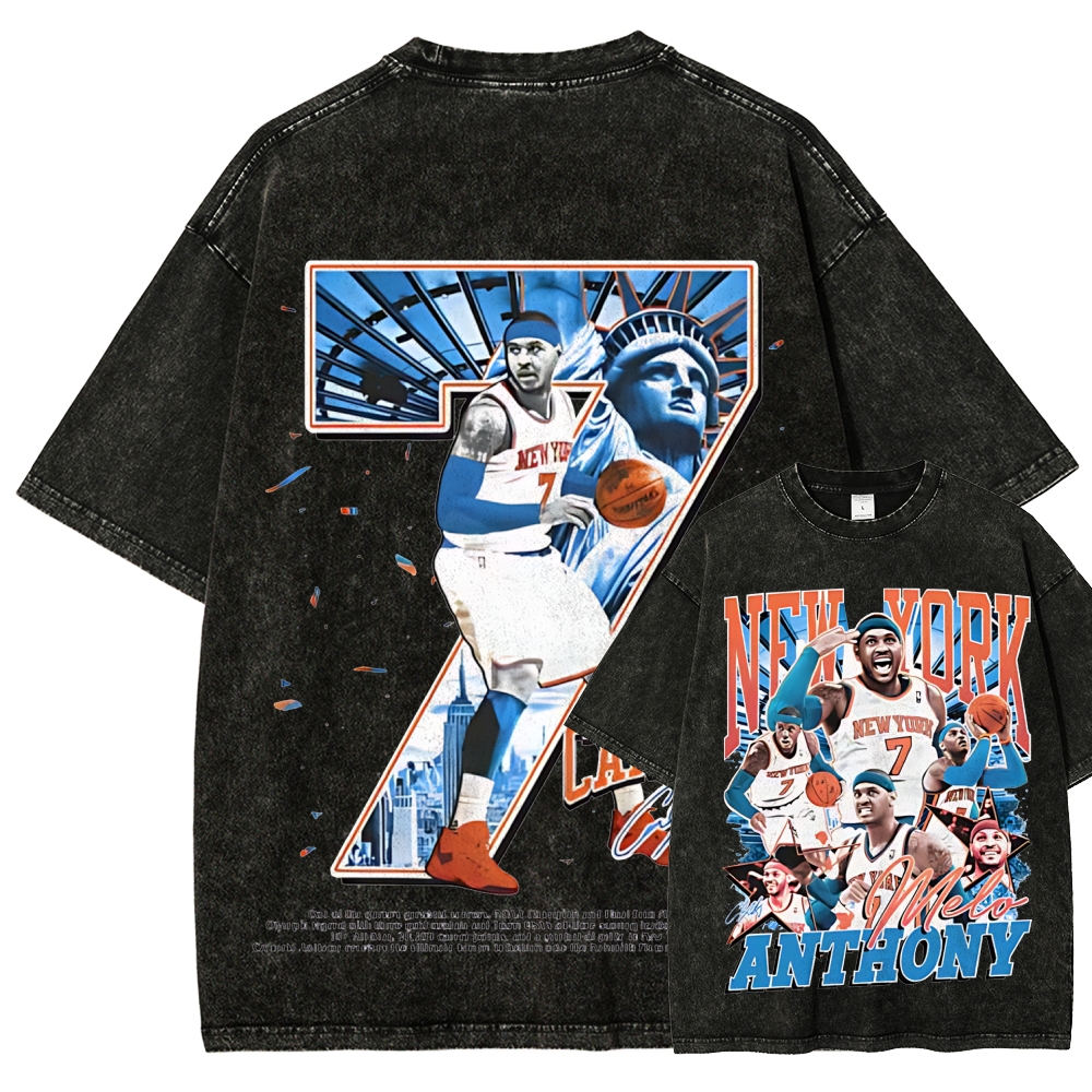 Unisex Fit Washed T-Shirt | CAMELO ANTHONY