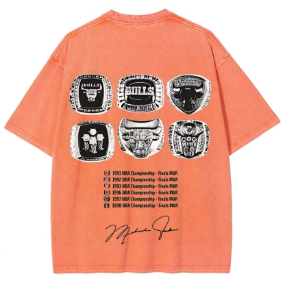 Unisex Fit Washed T-Shirt | MICHAEL JORDAN