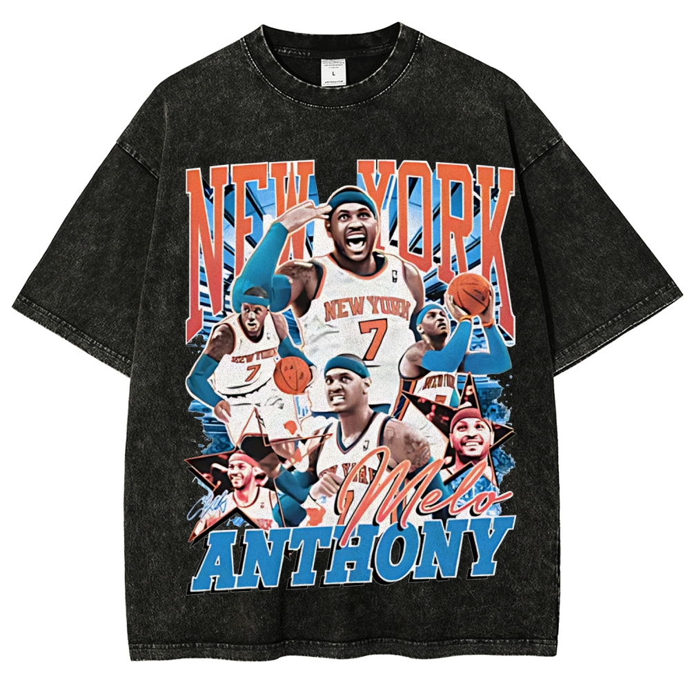 Unisex Fit Washed T-Shirt | CAMELO ANTHONY