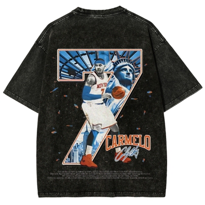 Unisex Fit Washed T-Shirt | CAMELO ANTHONY