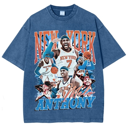 Unisex Fit Washed T-Shirt | CAMELO ANTHONY