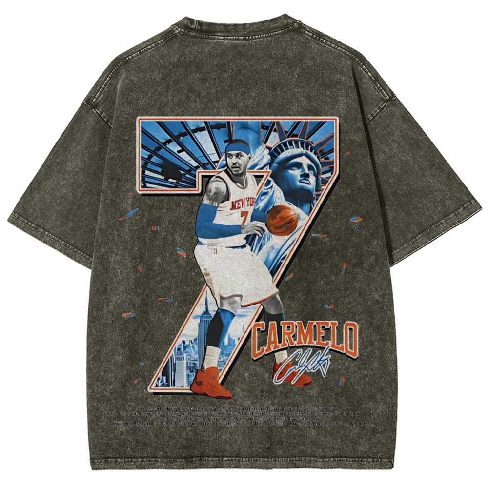 Unisex Fit Washed T-Shirt | CAMELO ANTHONY