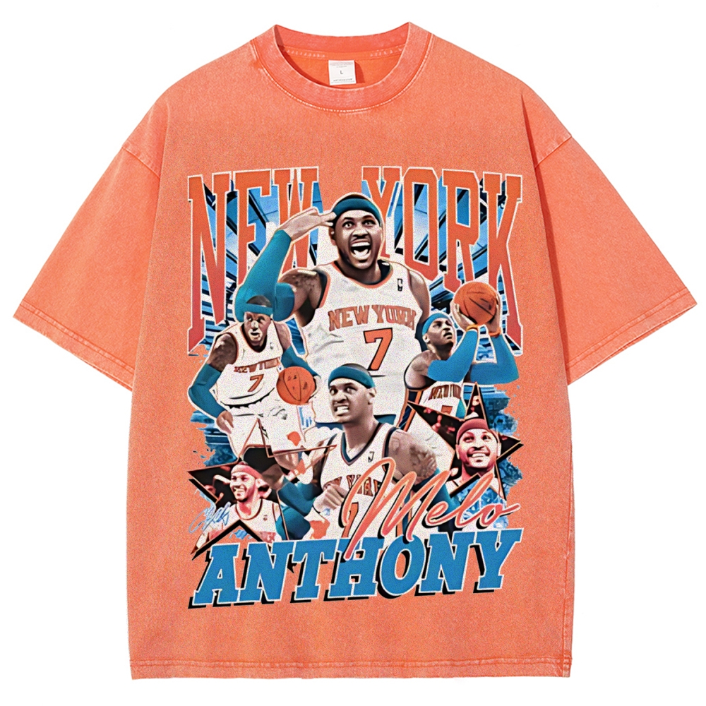 Unisex Fit Washed T-Shirt | CAMELO ANTHONY