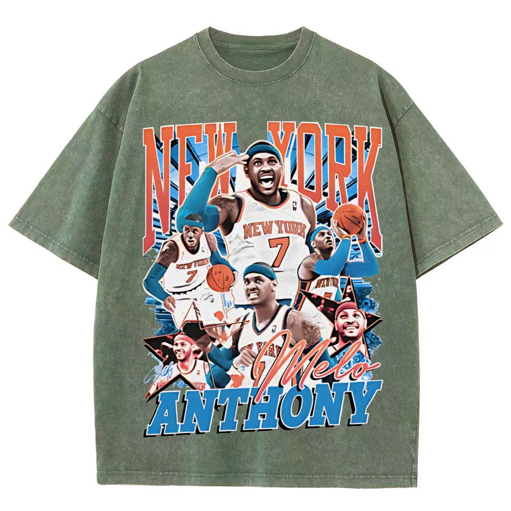 Unisex Fit Washed T-Shirt | CAMELO ANTHONY