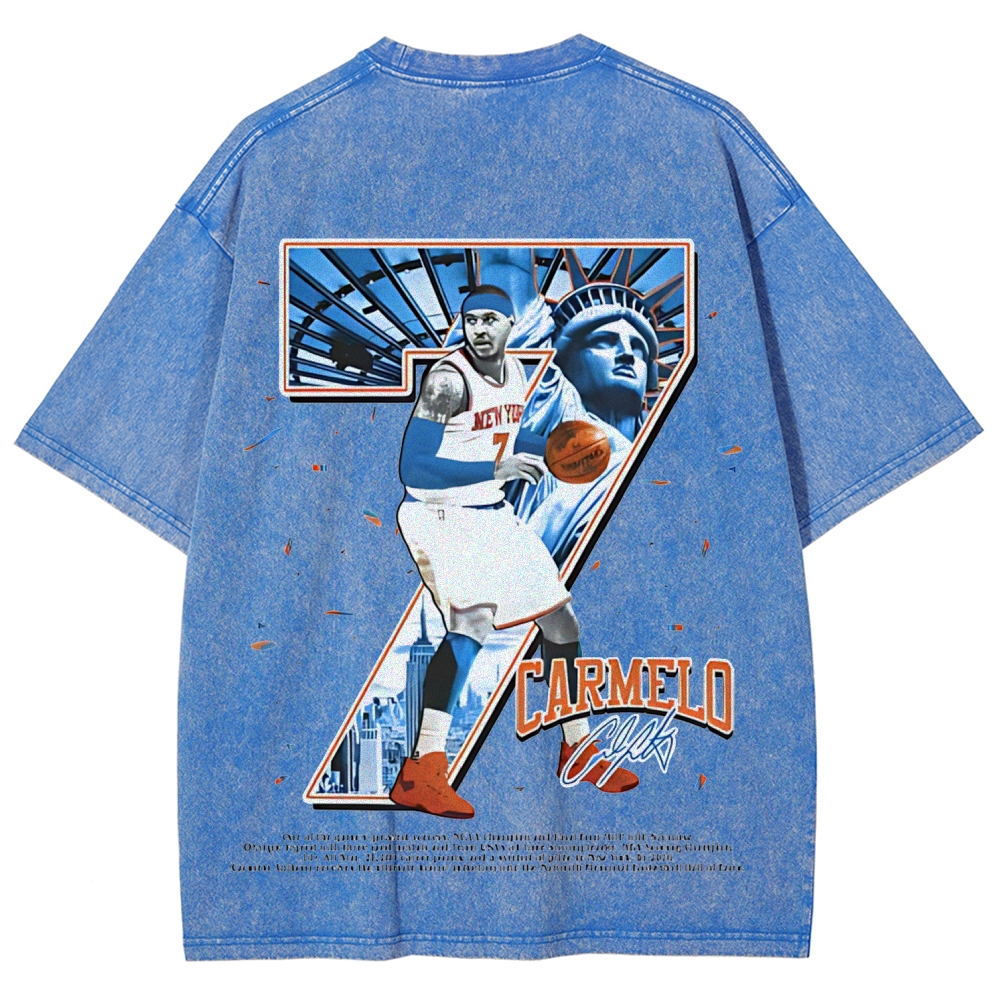 Unisex Fit Washed T-Shirt | CAMELO ANTHONY