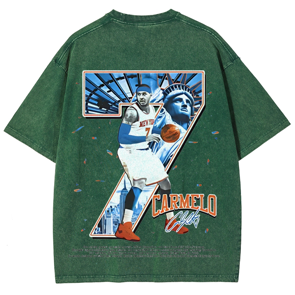 Unisex Fit Washed T-Shirt | CAMELO ANTHONY