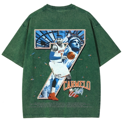 Unisex Fit Washed T-Shirt | CAMELO ANTHONY