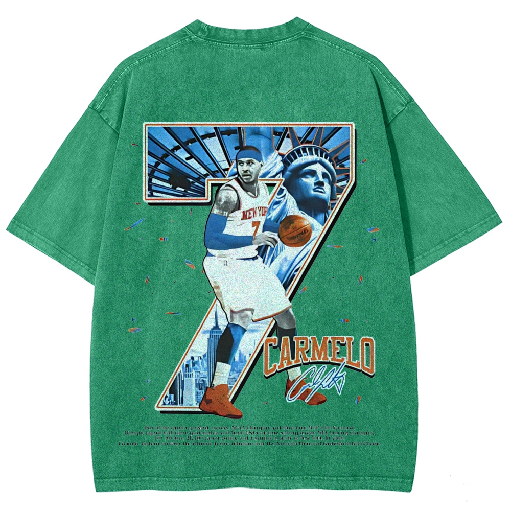 Unisex Fit Washed T-Shirt | CAMELO ANTHONY