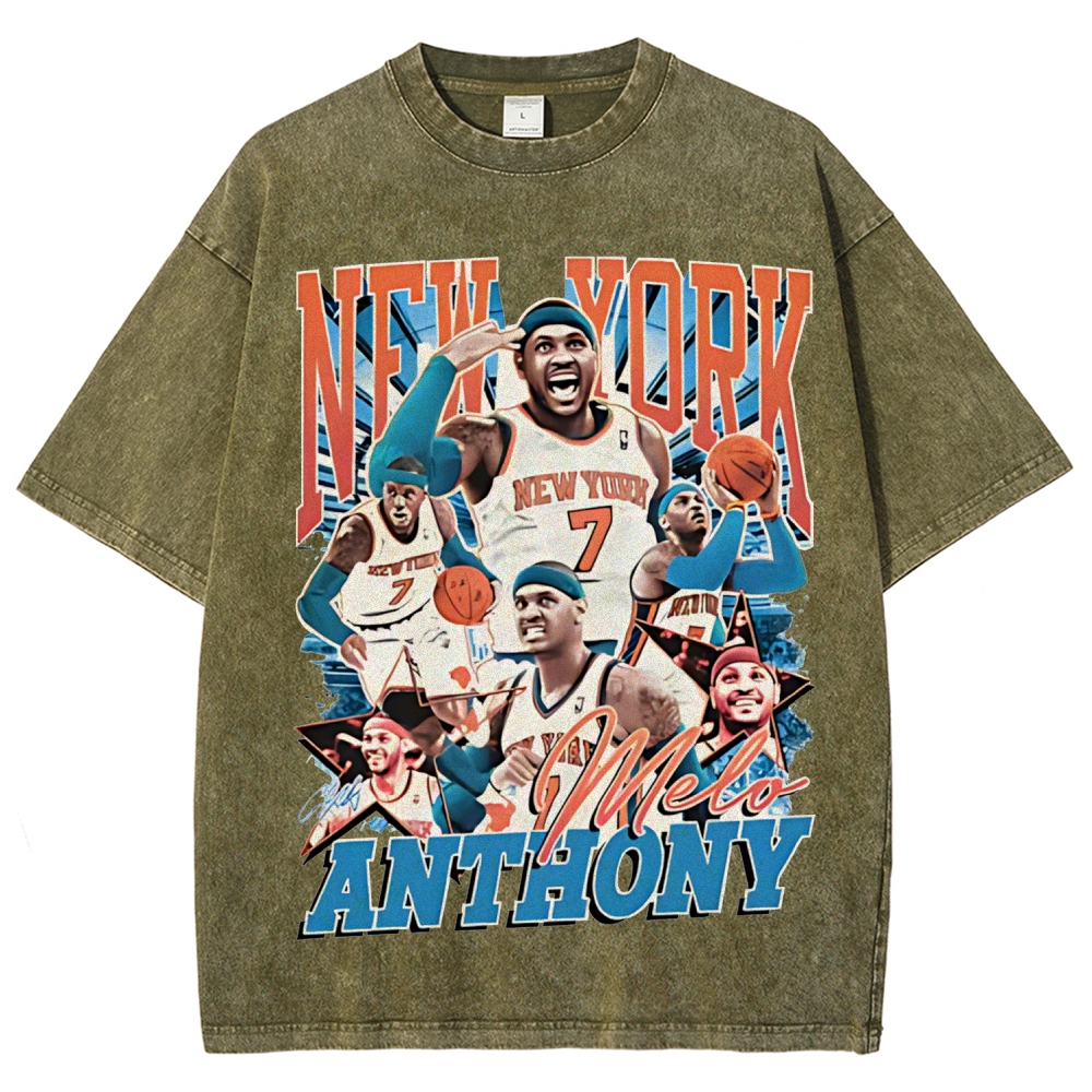 Unisex Fit Washed T-Shirt | CAMELO ANTHONY