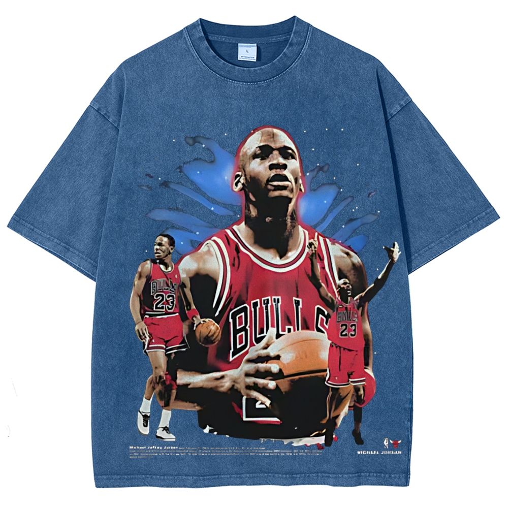 Unisex Fit Washed T-Shirt | MICHAEL JORDAN THE GOAT 