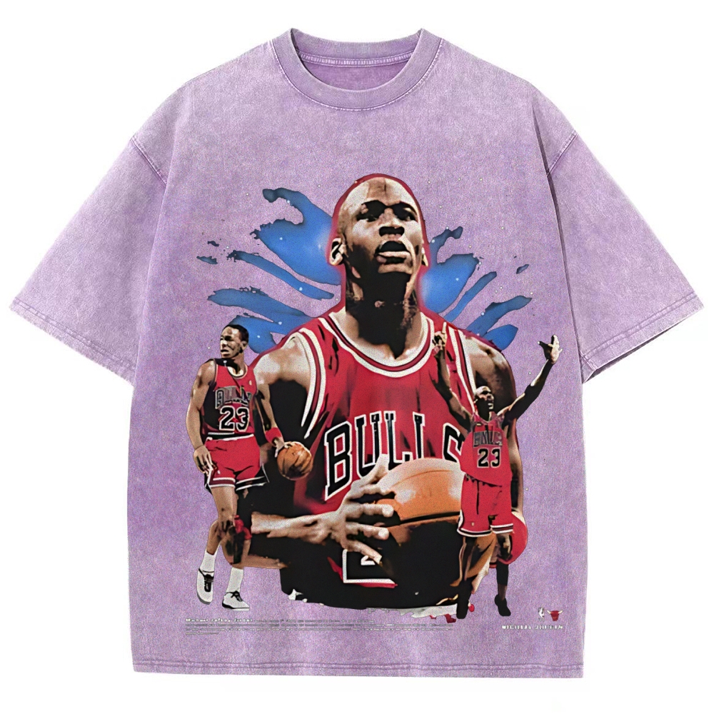 Unisex Fit Washed T-Shirt | MICHAEL JORDAN THE GOAT 