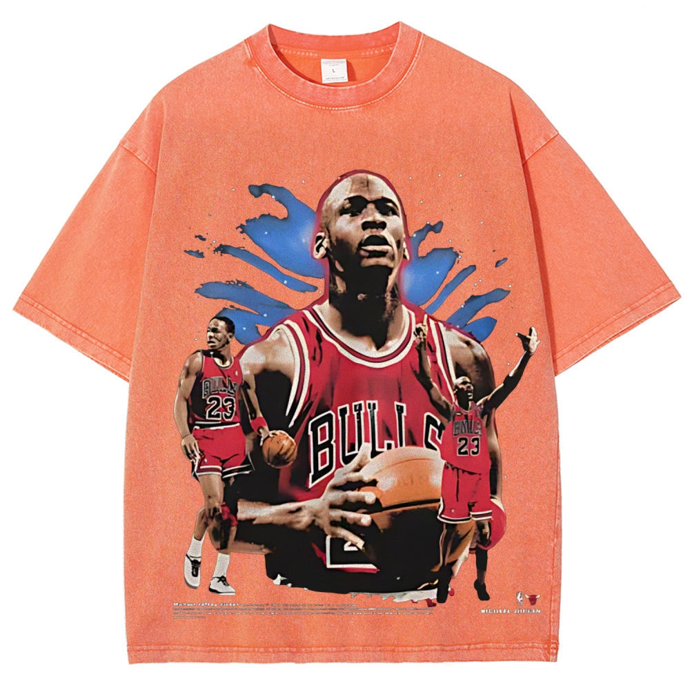 Unisex Fit Washed T-Shirt | MICHAEL JORDAN THE GOAT 